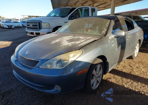 2005 Lexus Es 330 из США, поврежденный, VIN JTHBA30GX55109692